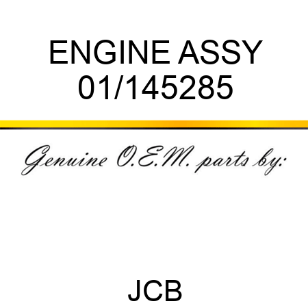 ENGINE ASSY 01/145285