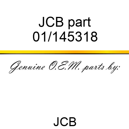 JCB part 01/145318