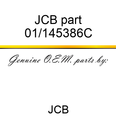 JCB part 01/145386C