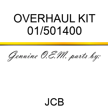 OVERHAUL KIT 01/501400