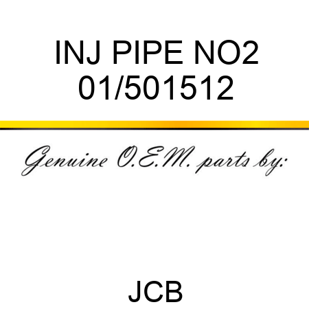 INJ PIPE NO2 01/501512