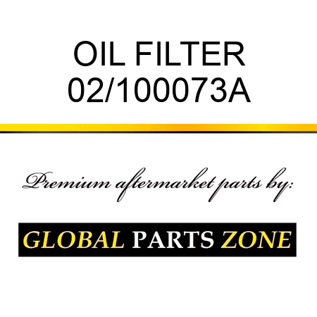 OIL FILTER 02/100073A