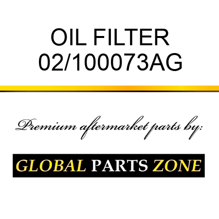 OIL FILTER 02/100073AG