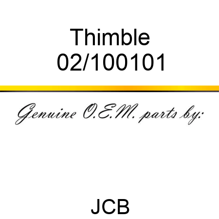 Thimble 02/100101