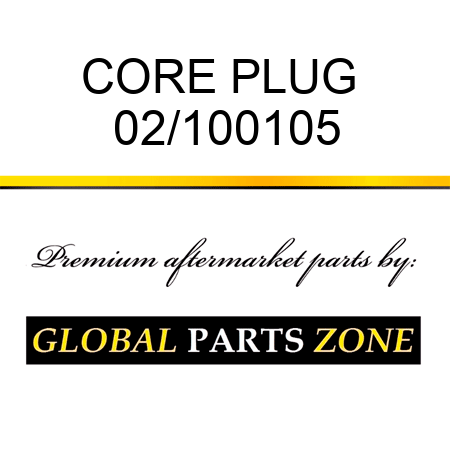 CORE PLUG  02/100105