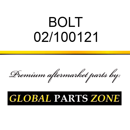 BOLT 02/100121