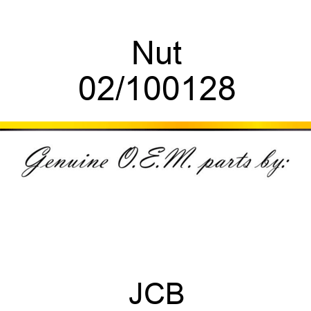 Nut 02/100128