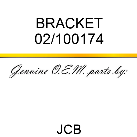 BRACKET 02/100174