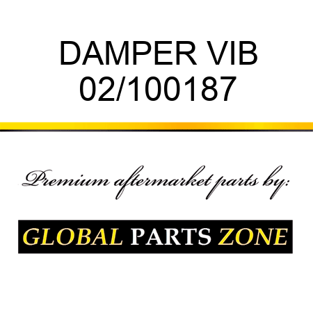 DAMPER VIB 02/100187