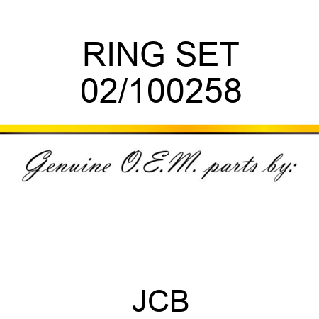 RING SET 02/100258