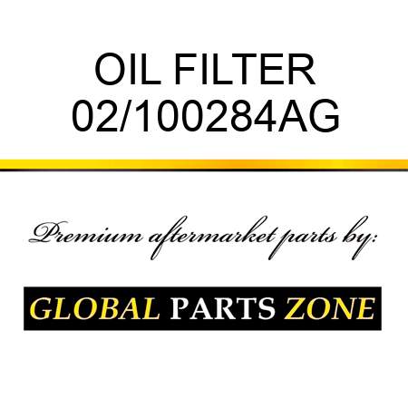 OIL FILTER 02/100284AG