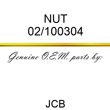 NUT 02/100304