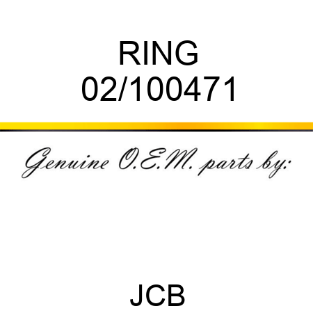 RING 02/100471