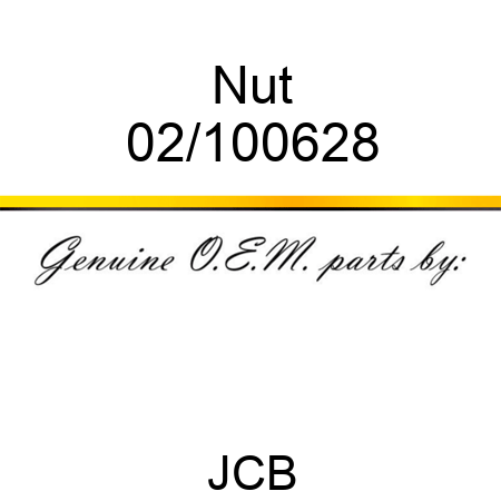 Nut 02/100628