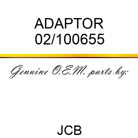 ADAPTOR 02/100655