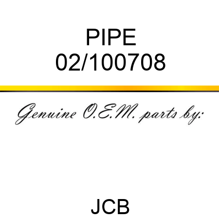 PIPE 02/100708