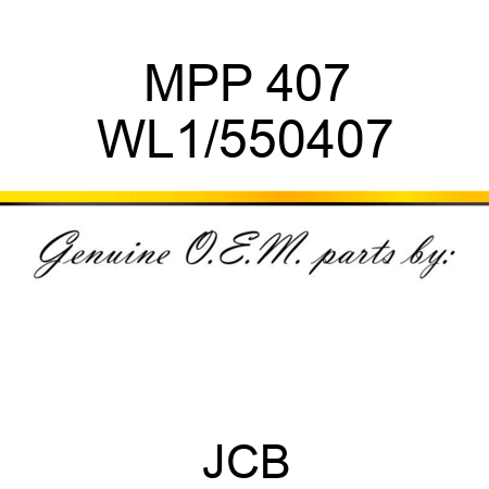 MPP 407 WL1/550407