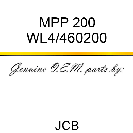 MPP 200 WL4/460200