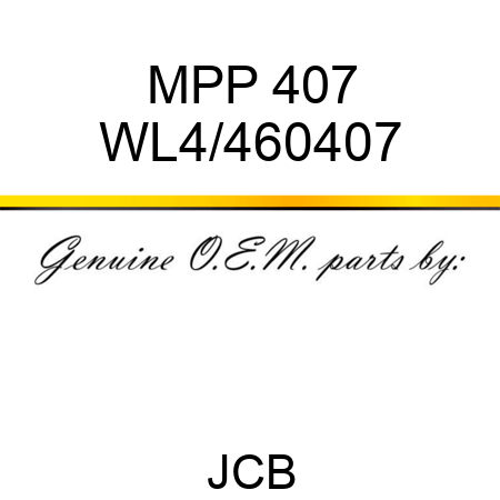 MPP 407 WL4/460407