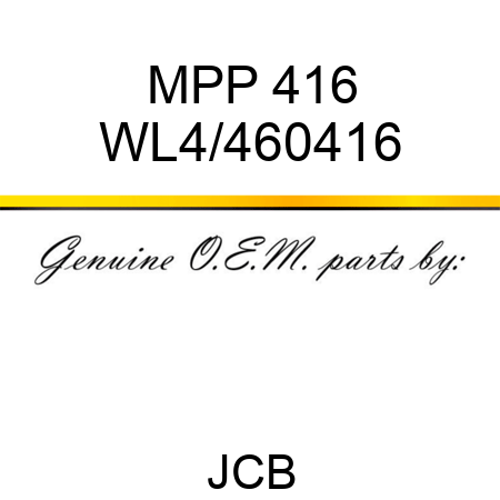 MPP 416 WL4/460416