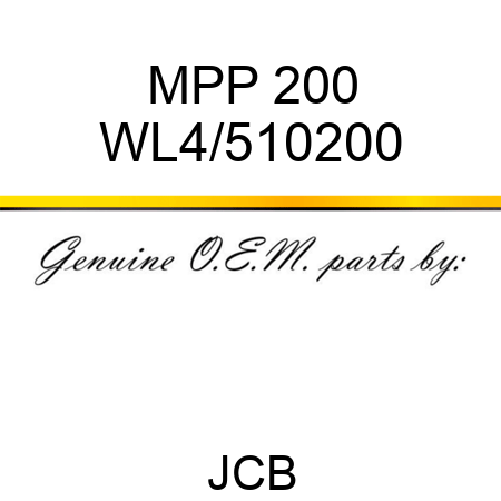 MPP 200 WL4/510200