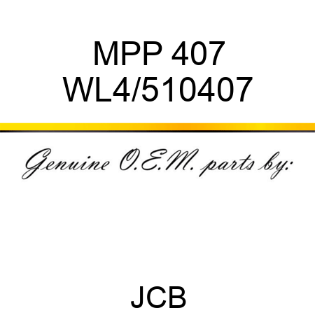 MPP 407 WL4/510407