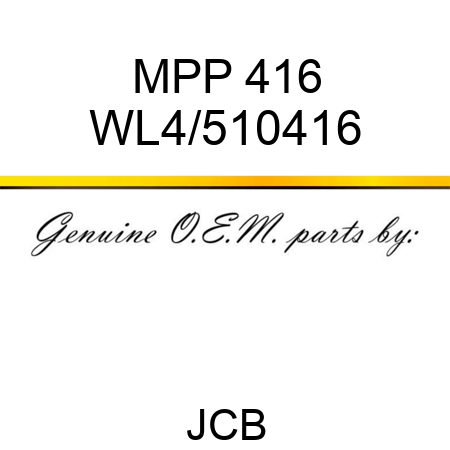 MPP 416 WL4/510416