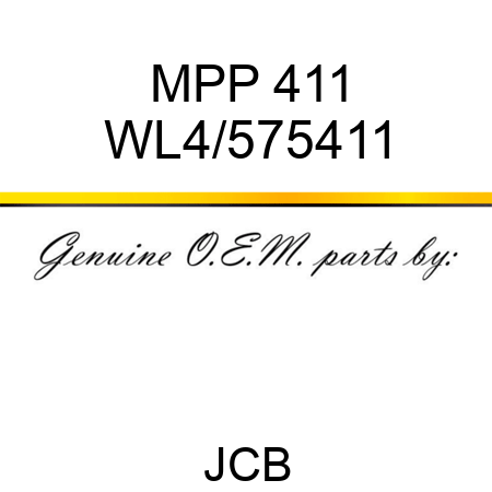 MPP 411 WL4/575411