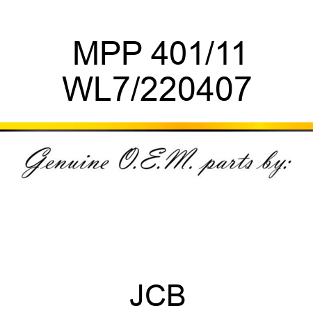 MPP 401/11 WL7/220407