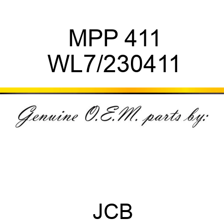 MPP 411 WL7/230411