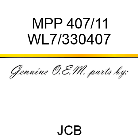 MPP 407/11 WL7/330407