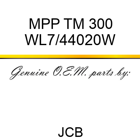 MPP TM 300 WL7/44020W