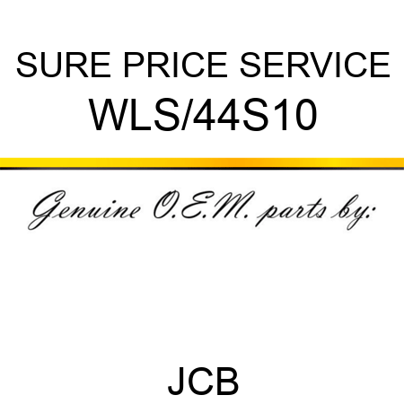 SURE PRICE SERVICE WLS/44S10