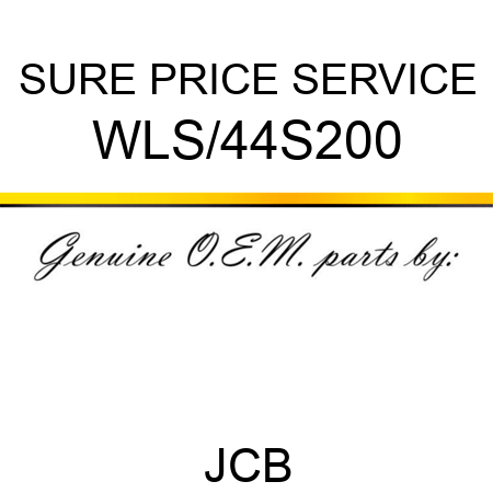 SURE PRICE SERVICE WLS/44S200