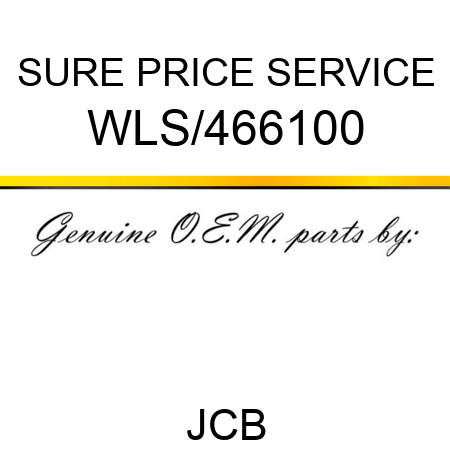 SURE PRICE SERVICE WLS/466100