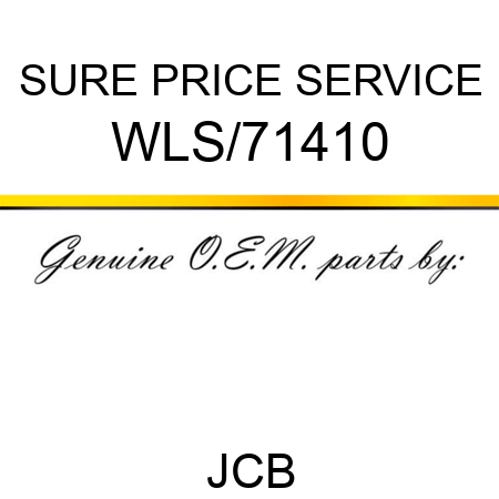 SURE PRICE SERVICE WLS/71410