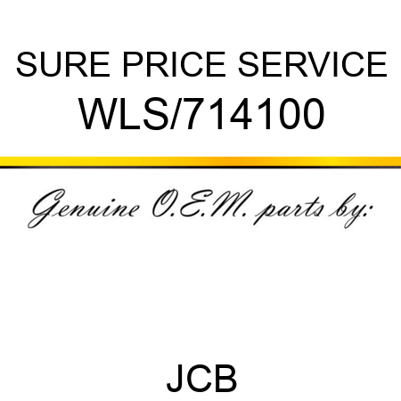 SURE PRICE SERVICE WLS/714100