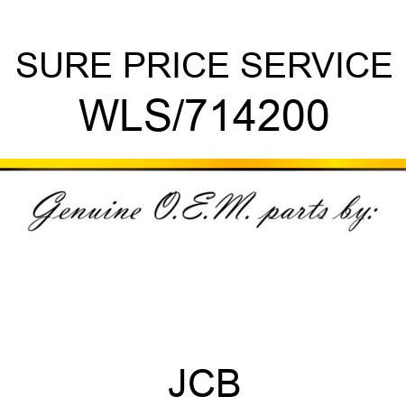 SURE PRICE SERVICE WLS/714200