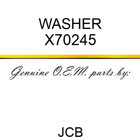 WASHER X70245