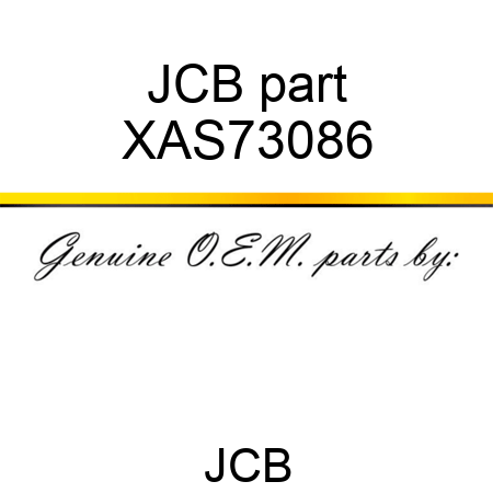 JCB part XAS73086