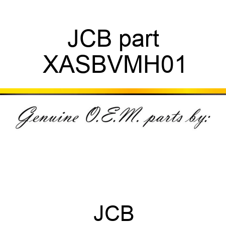 JCB part XASBVMH01