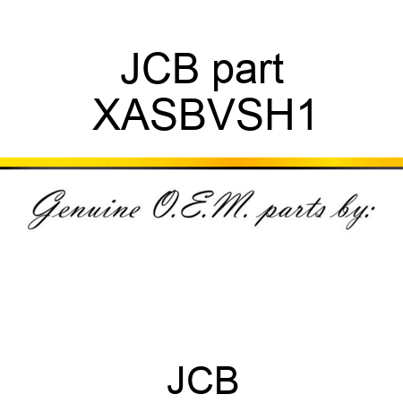 JCB part XASBVSH1