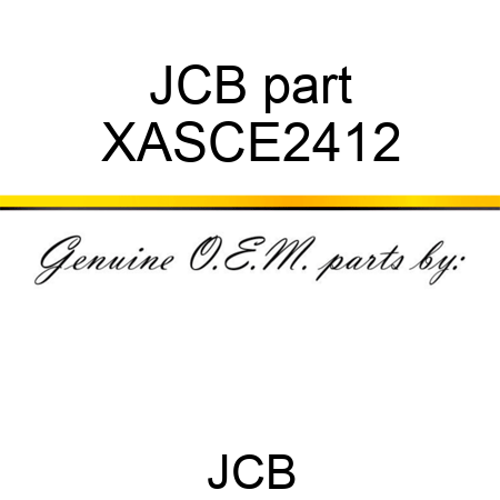 JCB part XASCE2412