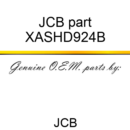 JCB part XASHD924B