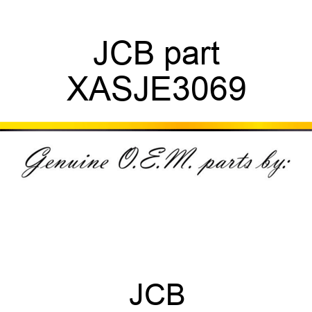 JCB part XASJE3069