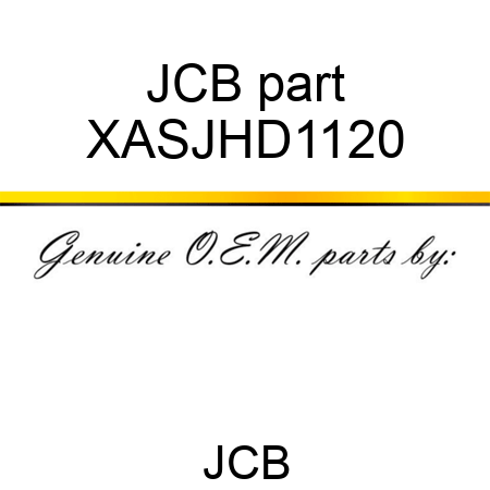 JCB part XASJHD1120