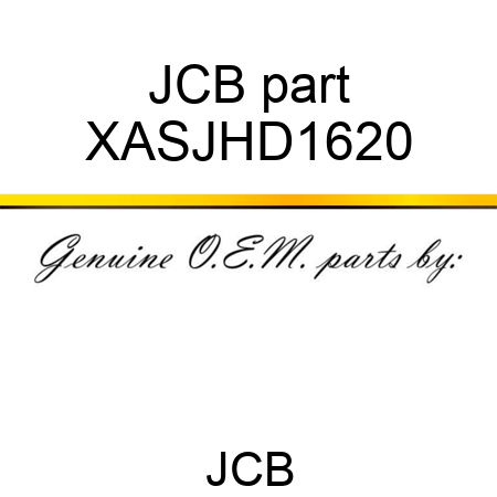 JCB part XASJHD1620