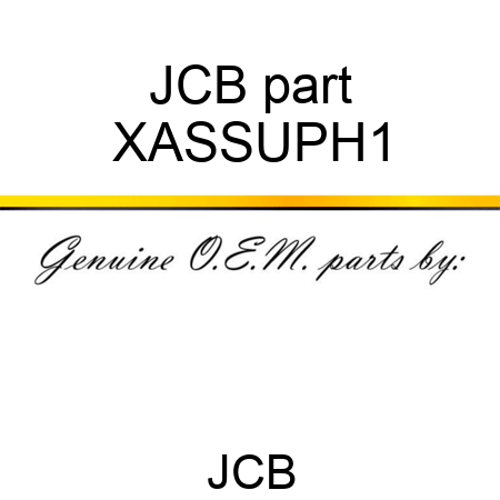 JCB part XASSUPH1