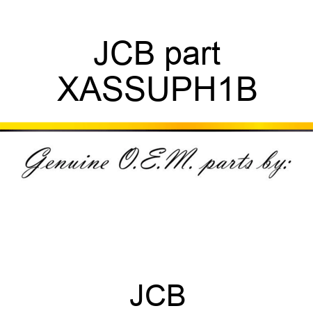 JCB part XASSUPH1B