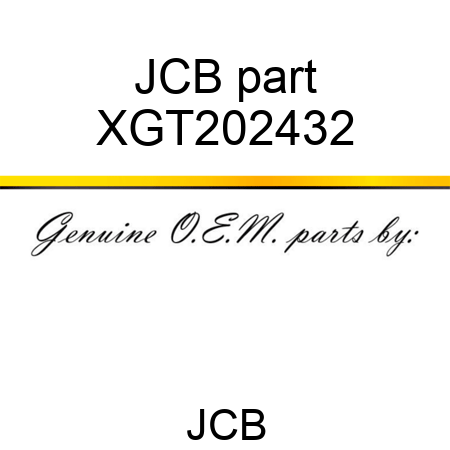 JCB part XGT202432